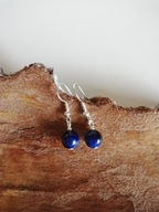 Kolczyki - KWARC KOCIE OKO - srebro 925