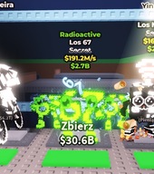 RADIOACTIVE Los 67 Steal a Brainrot 191,2 m/s