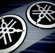 Logo Emblematy YAMAHA 1para 5cm Odblask R1-R6 MT FJR BT XJ6 Fazer FZ6 YZF