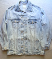 KURTKA MĘSKA BLUE JEANS DENIM COTTON XS BERSHKA