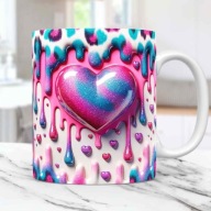 Kubek Walentynki prezent słodkie serce