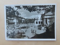 Krynica Zdrój przedwojenna pocztówka, deptak