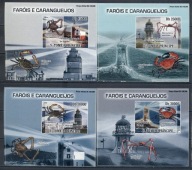 LATARNIE.KRABY S.TOME PRINCIPE.Mi Bl x4 B**2009r.