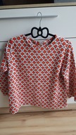 BLUZKA =prosty krój wzorzysta j.NOWA ___38
