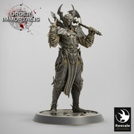 Bloodknight Axe Idle - OI - figurka RPG DnD D&D - druk 3D 14K