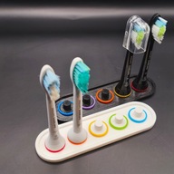 Podstawka na końcówki Philips Sonicare 5szt. kolorowe pierścienie