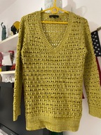 R Banana Republic SWETER AŻUR ŻÓŁTY SELEDYN S