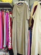Sukienka lniana 100% len, fango Italy Plus Size !!!
