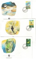 02-FDC-KT29-X-Lichteinsztain, WWF -Fauna chr.,1989r