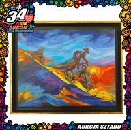 Obraz pt.: „Impresja rowerowa” Florian Kohut