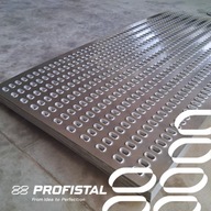 Blacha LOHR aluminiowa 100 cm | Laweta Najazd Platforma | Pomoc Drogowa