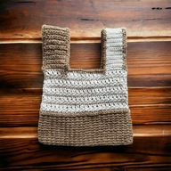 Torebka szydełkowa torba handmade rękodzieło