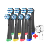 8 Końcówek do Oral B iO czarne + osłona GRATIS