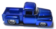 Custom '56 Ford F-100 HW 1:50 Custom Classics niebieski rzadki metal guma