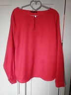 lindex 44 bluzka koszula czerwona długi rękawek