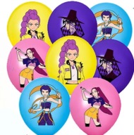 Demon Hunters kpop urodziny balony łowczynie demonów 8 szt
