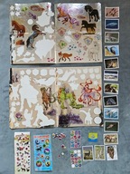 Zestaw naklejki nalepki Pony kucyki koniki konie koń kolekcja horse