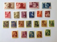 Węgry 22 znaczki czyste z lat 1944-1945