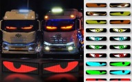 LED TAŚMA OCZY DIABELSKIE DIY KOMPLET 100*380MM IP65 USB DO AUTA TIR