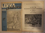 LEKKA atletyka, Nr 3, MARZEC 1957 rok, SUPER DODATEK - LISTA 100 NA WYNIKÓW