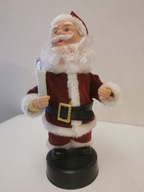 ŚWIĘTY MIKOŁAJ DUŻY RUSZAJĄCY SIĘ GRAJĄCY ŚWIECĄCY DEKORACJA WYSTAWOWY