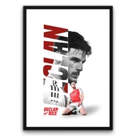 Plakat z ramą 30x40cm Declan Rice piłka nożna | Pomysł na Prezent