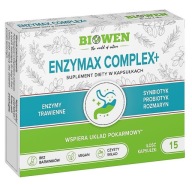 Biowen Enzymax Complex Enzymy trawienne 15 kaps Wsparcie trawienia Blister