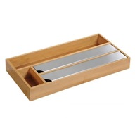 ORGANIZER DO KUCHNI POJEMNIK KUCHENNY DO SZUFLADY DYSPENSER DO FOLII DREWNO