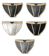 5-pack Stylowe slipy męskie na gumce M