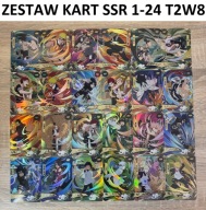Karty Naruto TCG Kayou - Zestaw Kart SSR 1-24 - T2W8