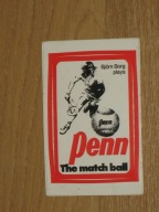 PENN BJORN BORG tenis ziemny naklejka z PRL