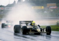 Plakat A3 - F1 Lotus 97T 1985 Ayrton Senna Wallpaper