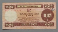 2 centy BON PEWEKS-u z 1979 roku seria HO