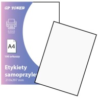 Etykieta samoprzylepna A4 210x297mm 100 szt 1 etykieta na arkuszu