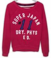 S.U.P.E.R.D.R.Y Japan * markowa BLUZA logo * XXS-XS