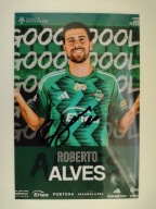 Zdjęcie 10x15 autograf Radomiak sezon 2025/26 Gol Roberto Alves