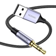 MOSWAG KABEL AUDIO 3,5 mm => 6,35 mm JACK AUX 2 m STEREO