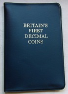 Zestaw britains first decimal coins, UNC