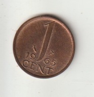 Holandia 1 cent 1965 ladny stan