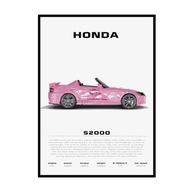 Plakat Honda S2000 - szybcy i wściekli fast&furious prezent 30x40