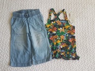 Cool Club bluzka nowa i spodnie niebieskie roz 116