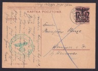 1940 GG Polskie kartki z nadrukiem gapa Fi Cp 4I
