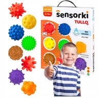 PIŁECZKI SENSORYCZNE SENSORKI BEZ DZIURKI MASAŻ REHABILITACJA 8 SZTUK