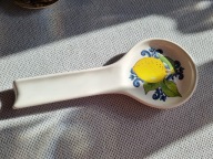 Ceramiczna włoska podstawa pod łyżkę Ceramica Cuore 28 cm