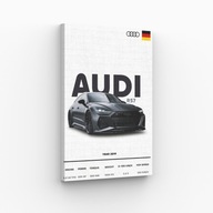 Obraz na Płótnie 40x70cm Audi RS7 Sportback Auto Sportowe Samochód Design