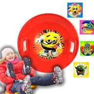 TALERZ ZJAZDOWY ŚLIZGACZ ŚLIZG PLASTIKOWY DLA DZIECI OKRĄGŁY MIX 1szt.