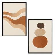 Plakat 50x70 ,poster , Zestaw 2 Plakatów Minimalistyczne P10P-1586