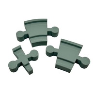 Łączniki kątowe 3 szt - do Torów Kolejki Drewnianej z IKEA, Lidl i innych