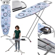 DESKA DO PRASOWANIA DUŻA XXL KADAX 120X38CM STABILNA Z PODSTAWKĄ NA ŻELAZKO