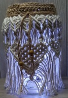 Lampion handmade - makrama